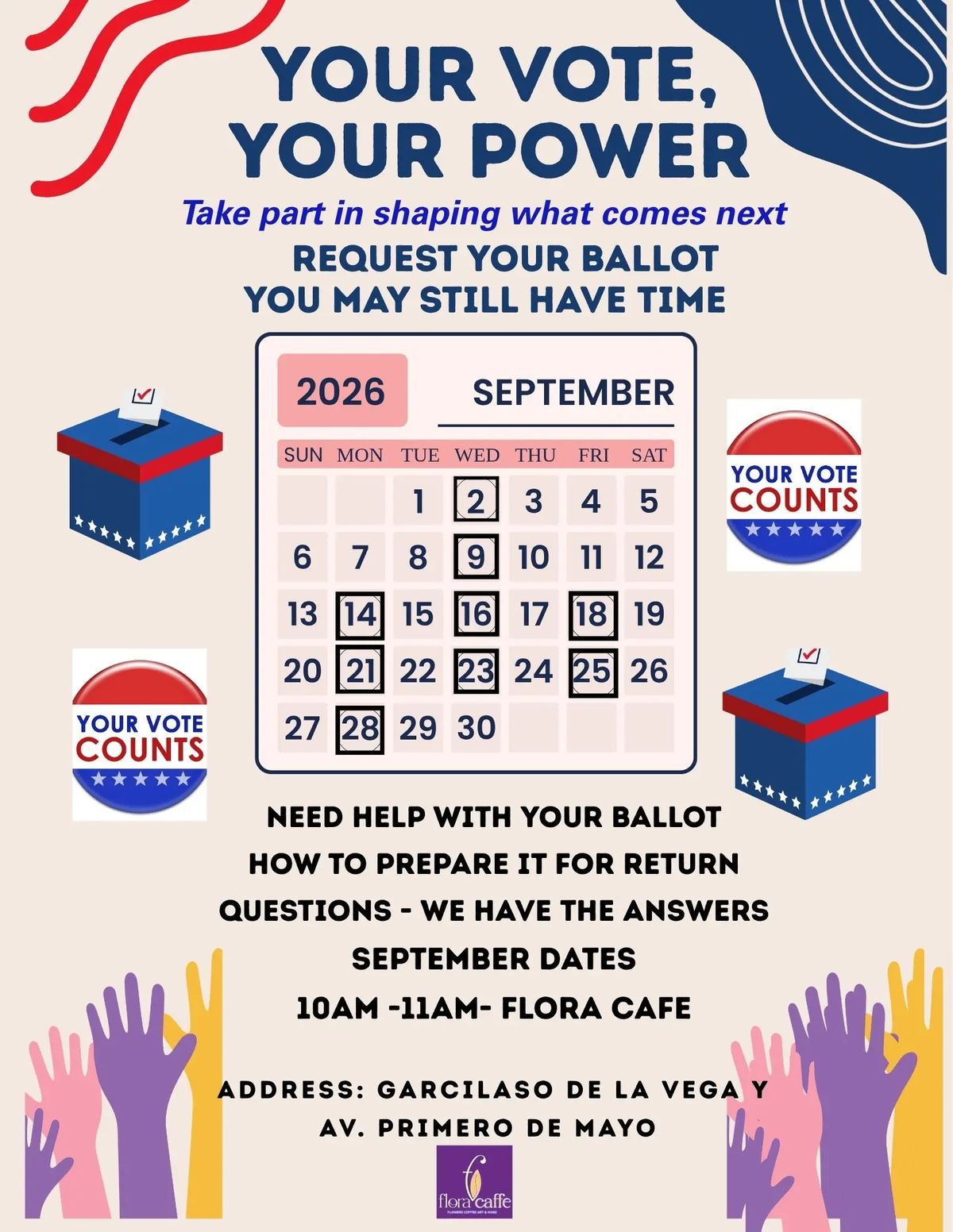 September voter assistance