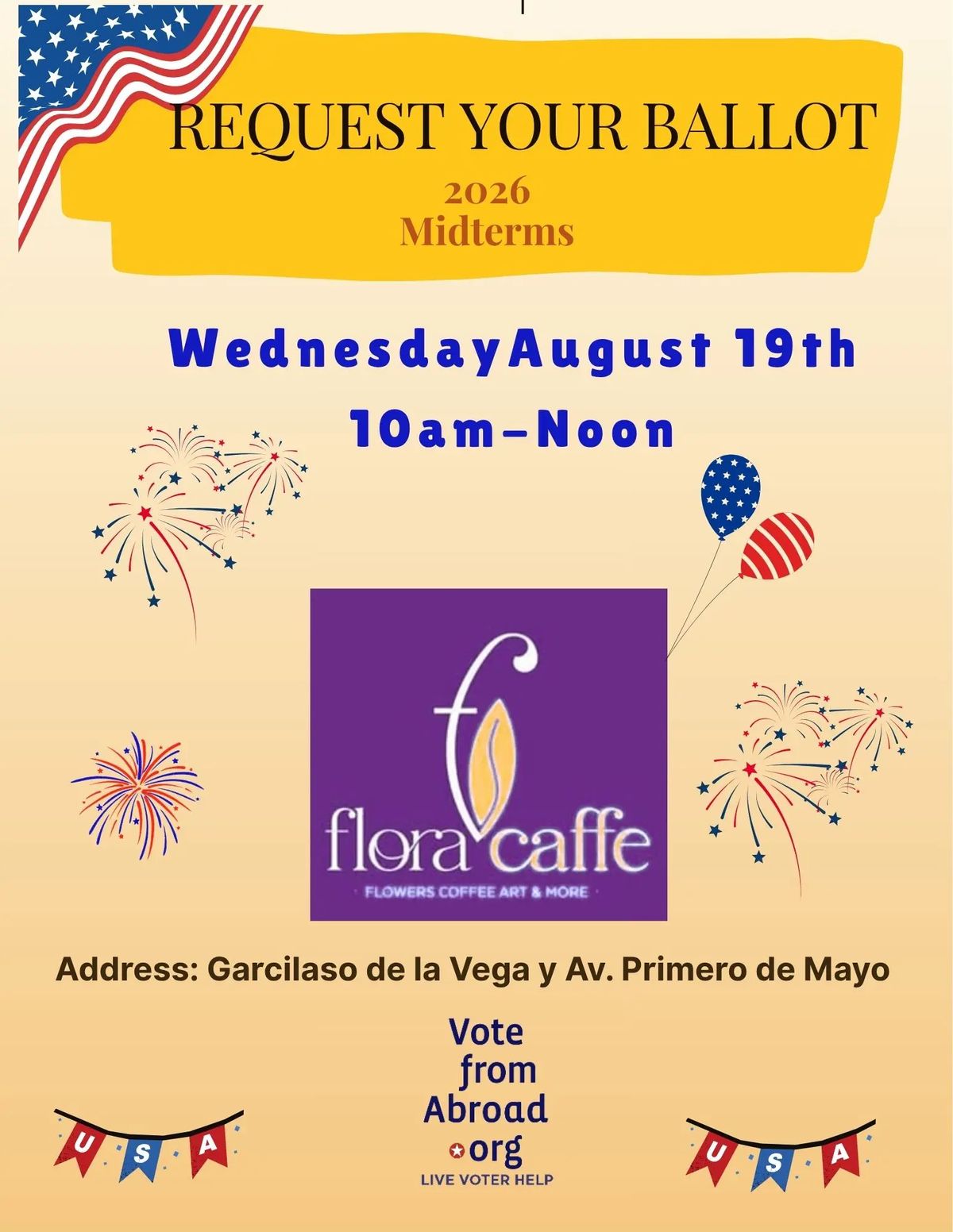 Voter help Wednesday, August 19th, 10 AM – noon. Bring your questions about voting
