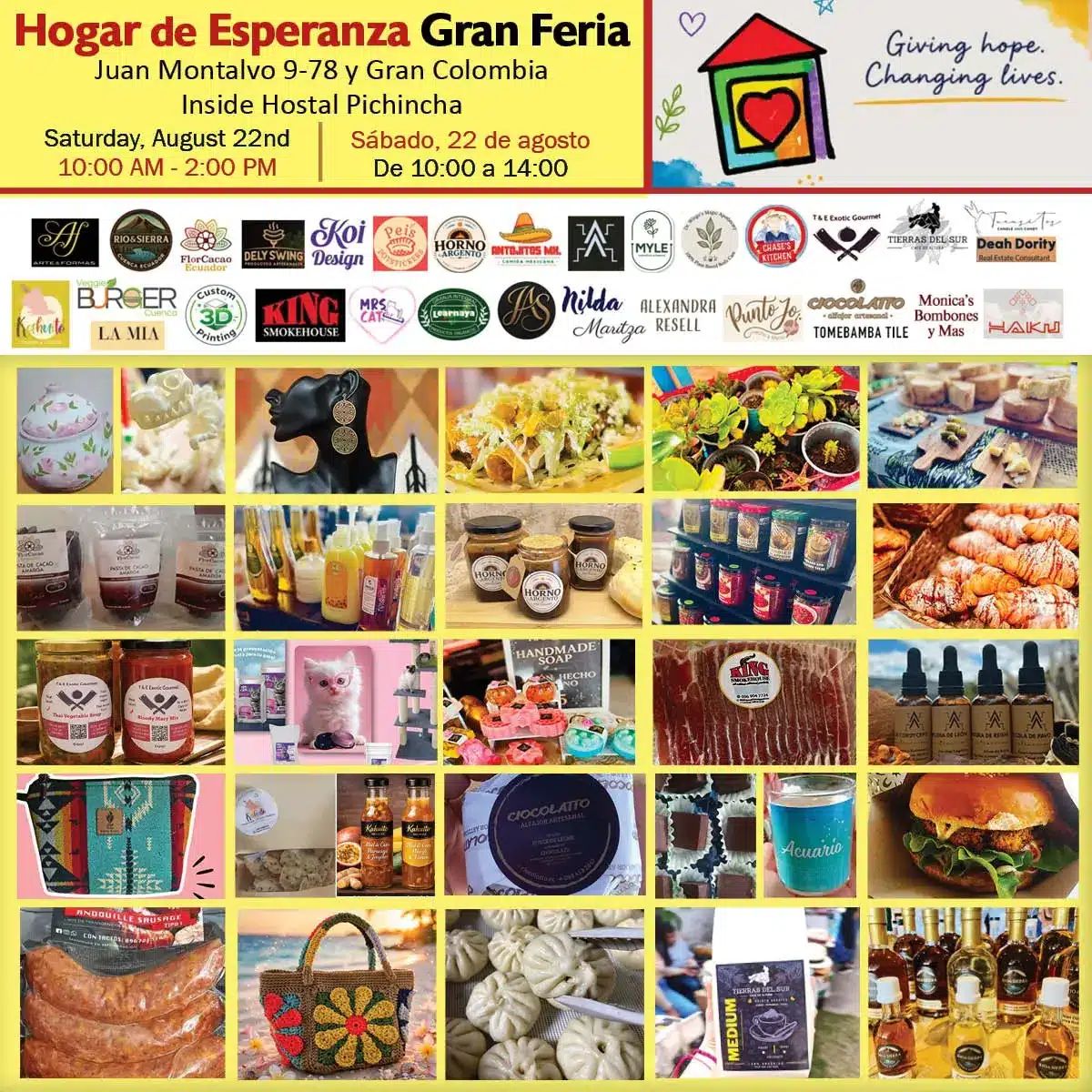 Gran Feria Hogar de Esperanza, Saturday, August 22